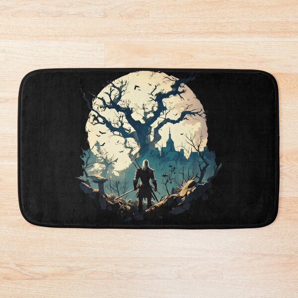 Item preview, Geralt Of Rivia Monster Hunter Dark Fantasy Gamer designed and sold by QuentinHarrow.