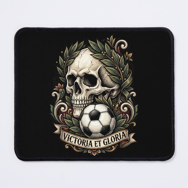 Item preview, Victoria et Gloria — Skull with Laurels Football Neo Traditional designed and sold by David Mateo ArtWorks.