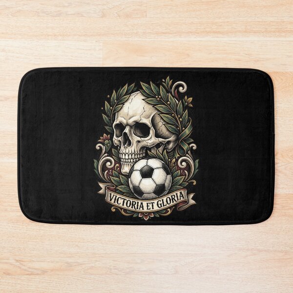 Item preview, Victoria et Gloria — Skull with Laurels Football Neo Traditional designed and sold by David Mateo ArtWorks.