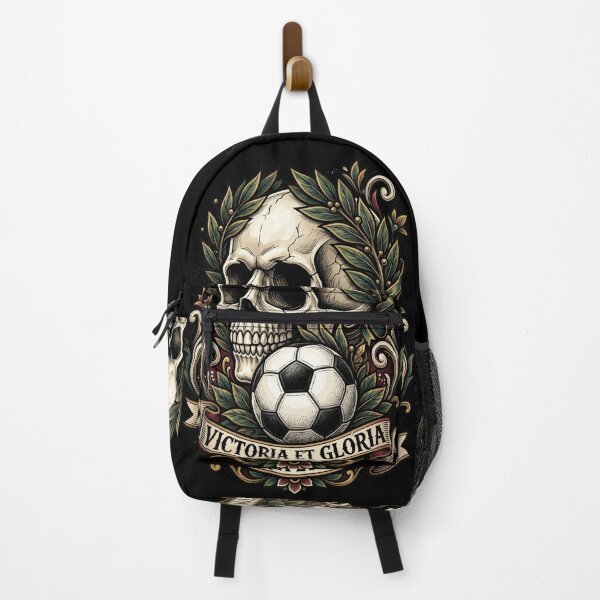 Item preview, Victoria et Gloria — Skull with Laurels Football Neo Traditional designed and sold by David Mateo ArtWorks.