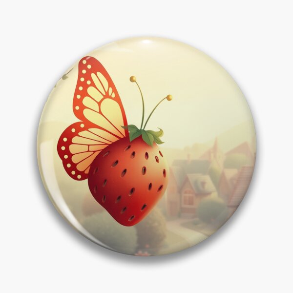 Item preview, Cozy Butterflies With Strawberry designed and sold by Faeblehoarder.