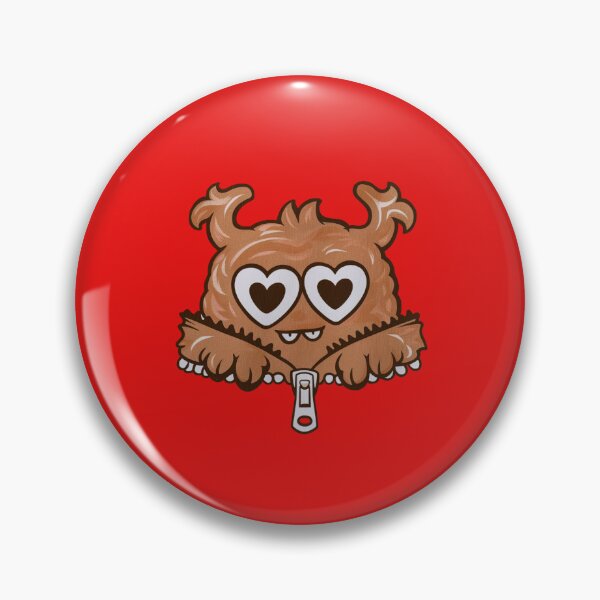 Item preview, monster with hearts for eyes peeking out from behind a small zipper designed and sold by 123ks.