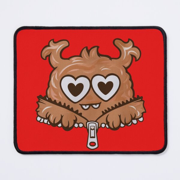 Item preview, monster with hearts for eyes peeking out from behind a small zipper designed and sold by 123ks.