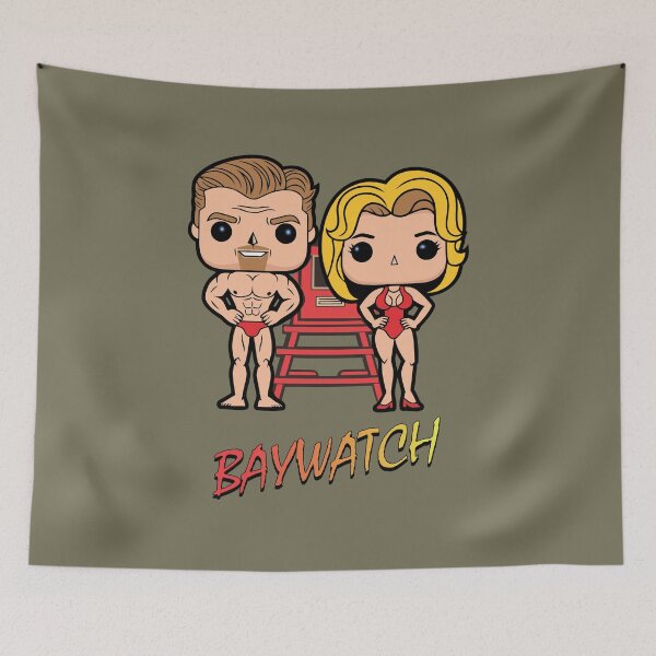 Item preview, Baywatch The Hoff and Pamela Anderson designed and sold by hitNmiss.