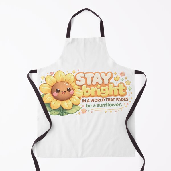 Item preview, Kawaii Sunflower Stay Bright Quote | Pastel Positivity For Soft Aesthetic designed and sold by Dulxoz.