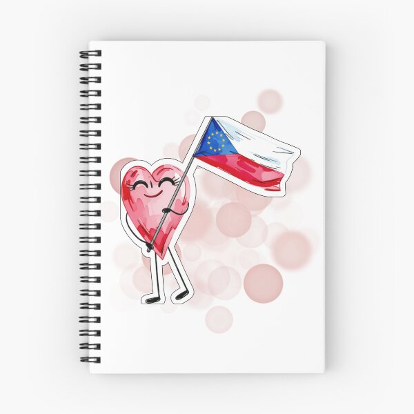 Item preview, Cute Heart Holding Czech Flag Patriotic Design designed and sold by iamKRUK.