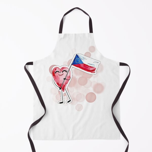 Item preview, Cute Heart Holding Czech Flag Patriotic Design designed and sold by iamKRUK.