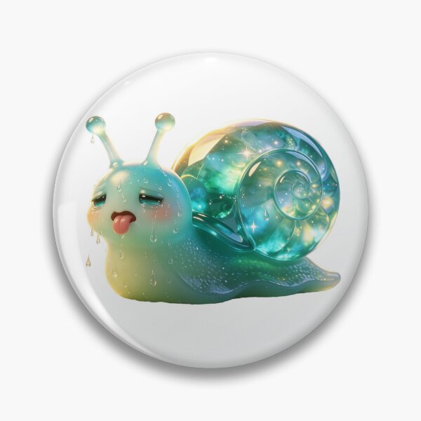 Item preview, Sweaty Emerald Snail – Always Melting Under Extreme Heat designed and sold by ABYSSLAB.