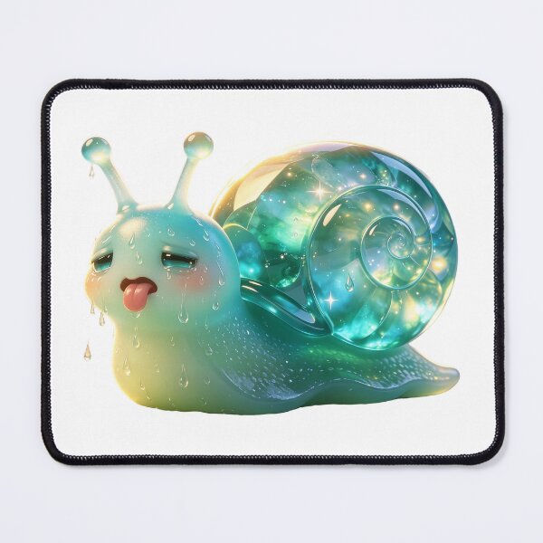 Item preview, Sweaty Emerald Snail – Always Melting Under Extreme Heat designed and sold by ABYSSLAB.