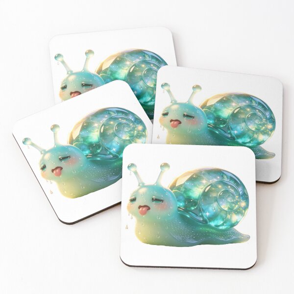 Item preview, Sweaty Emerald Snail – Always Melting Under Extreme Heat designed and sold by ABYSSLAB.