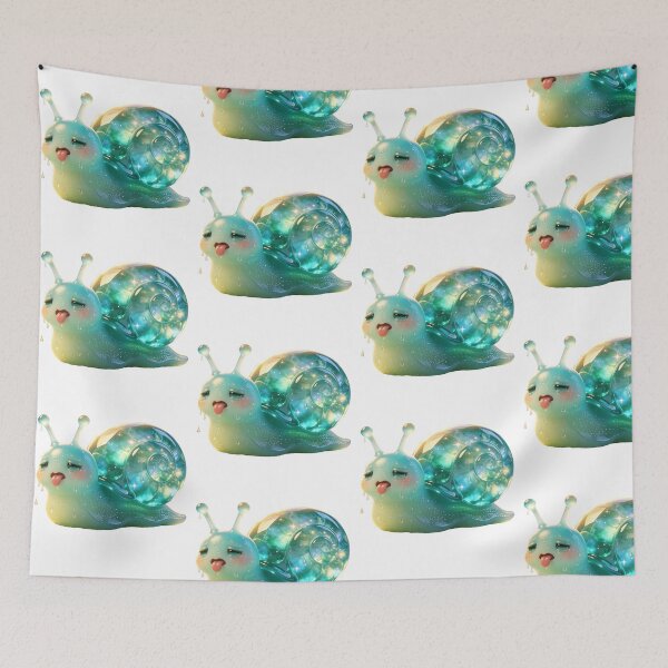 Item preview, Sweaty Emerald Snail – Always Melting Under Extreme Heat designed and sold by ABYSSLAB.