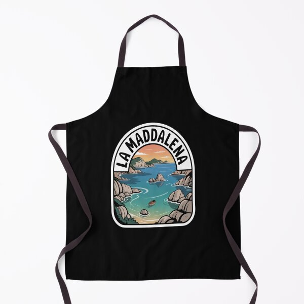 Item preview, La Maddalena Retro Sticker – Sardinia Italy Vintage Coastal Travel Art designed and sold by stickercuffs.