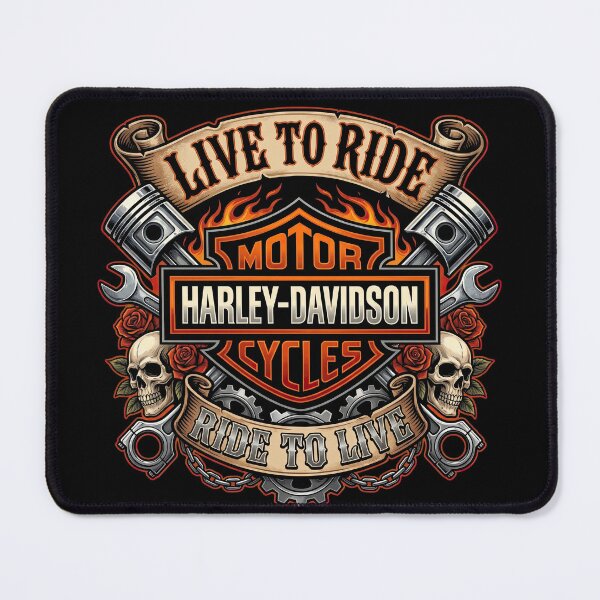 Item preview, Harley Davidson Live To Ride Ride To Live Freedom Rider Design designed and sold by enzoade.