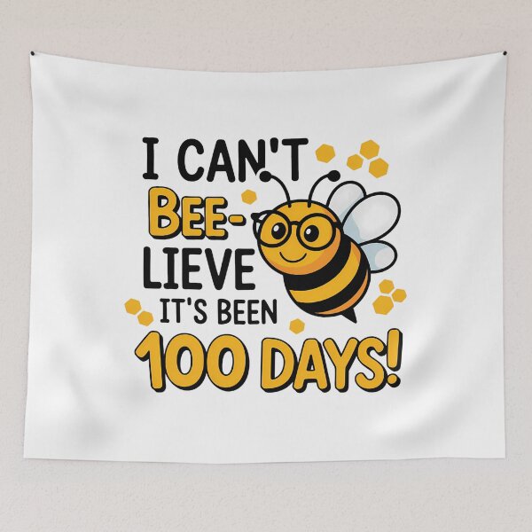 Item preview, I Can't Believe It's Been 100 Days of School Bee 100th Kids designed and sold by SapfireStuArt.