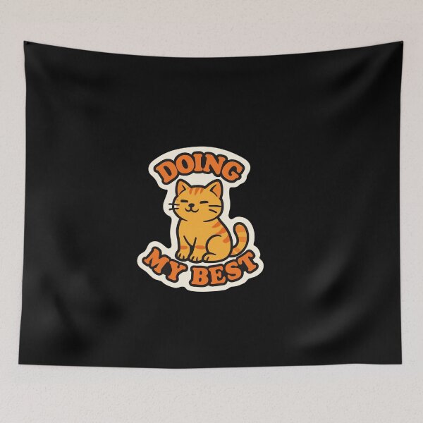 Item preview, doing my best  rero kittens cats designed and sold by ELdante.