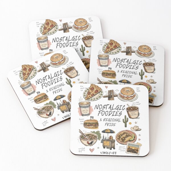 Item preview, Nostalgic Foodies Vintage Retro Comfort Food Pattern | Vintry Off designed and sold by VintryOff.