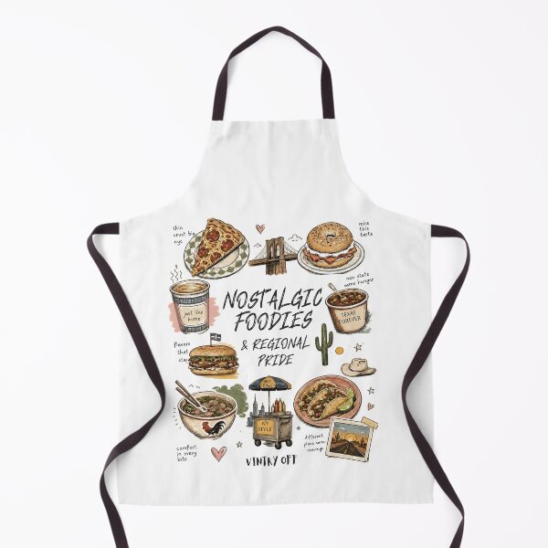 Item preview, Nostalgic Foodies Vintage Retro Comfort Food Pattern | Vintry Off designed and sold by VintryOff.