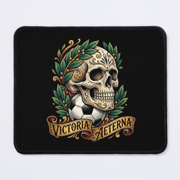 Item preview, Victoria Aeterna — Skull with Laurels Football Neo Traditional designed and sold by David Mateo ArtWorks.