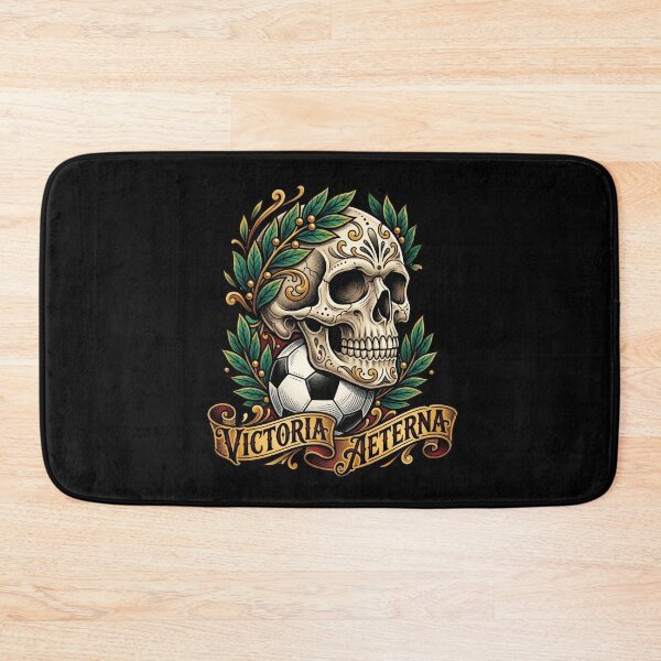 Item preview, Victoria Aeterna — Skull with Laurels Football Neo Traditional designed and sold by David Mateo ArtWorks.