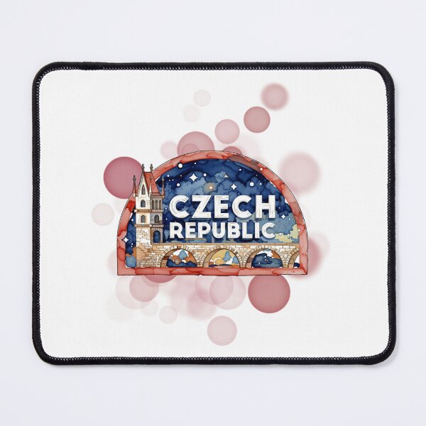 Item preview, Czech Republic Postage Stamp Vintage Travel Design designed and sold by iamKRUK.
