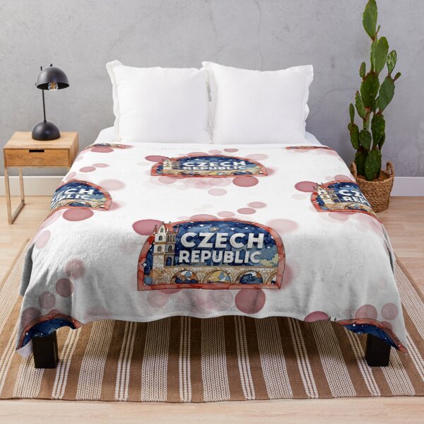 Item preview, Czech Republic Postage Stamp Vintage Travel Design designed and sold by iamKRUK.