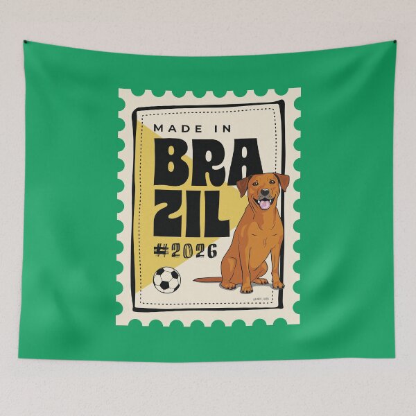 Item preview, Made in Brazil Caramel Dog designed and sold by Karry Akiba Store.