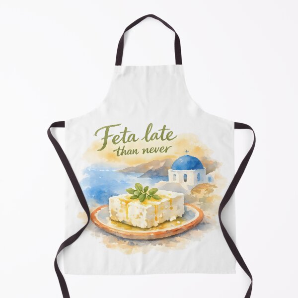 Item preview, Feta Late Than Never To Visit Greece designed and sold by KungPowUnicorn.