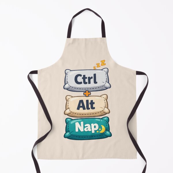Item preview, Ctr Alt Nap Cute Gamer Pillow Keys | Gamer Art designed and sold by PopCulturePixel.