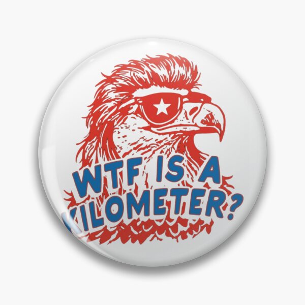 Item preview, WTF Is A Kilometer? Funny American Patriot Eagle Mullet designed and sold by haitrieuic96.