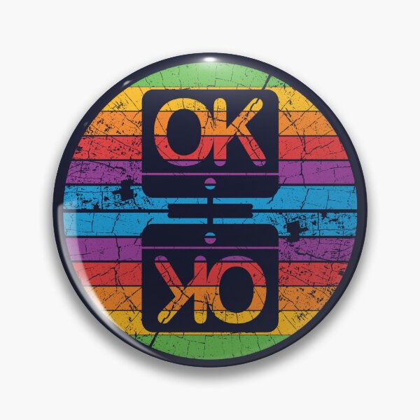 Item preview, Computer Says OK Retro Rainbow Screen Design designed and sold by unrealindeed.