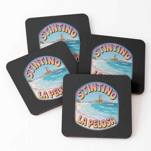 Item preview, Stintino La Pelosa Retro Sticker – Sardinia Italy Vintage Beach Travel Art designed and sold by stickercuffs.