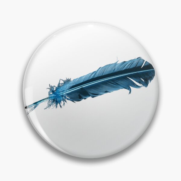 Item preview, A blue feather is shown. designed and sold by elopezstock.