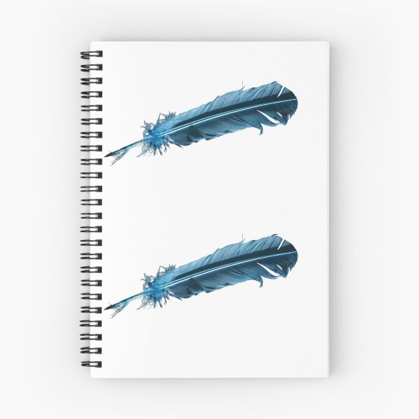 Item preview, A blue feather is shown. designed and sold by elopezstock.