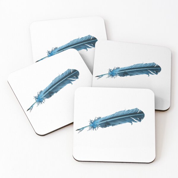Item preview, A blue feather is shown. designed and sold by elopezstock.