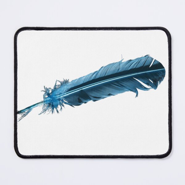 Item preview, A blue feather is shown. designed and sold by elopezstock.