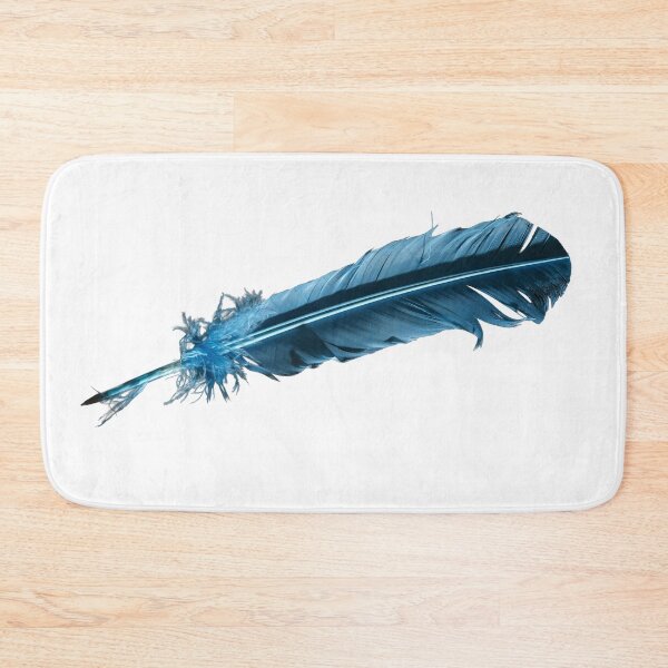 Item preview, A blue feather is shown. designed and sold by elopezstock.