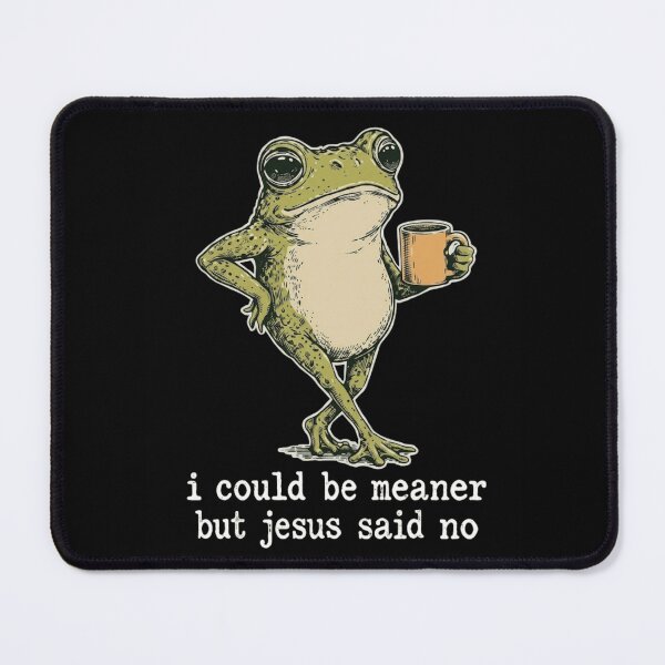Item preview, Funny Frog Sarcastic Jesus Said No Quote Vintage Illustration designed and sold by haitrieuic96.