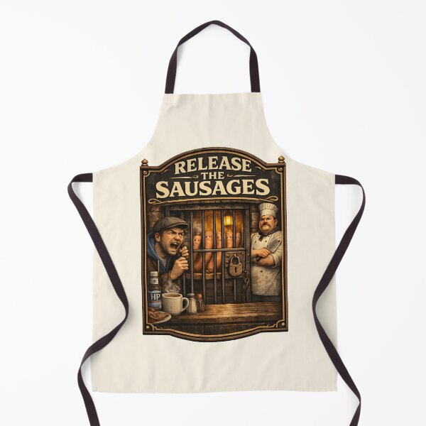 Item preview, Release The Sausages Funny Breakfast designed and sold by Hornace88studio .