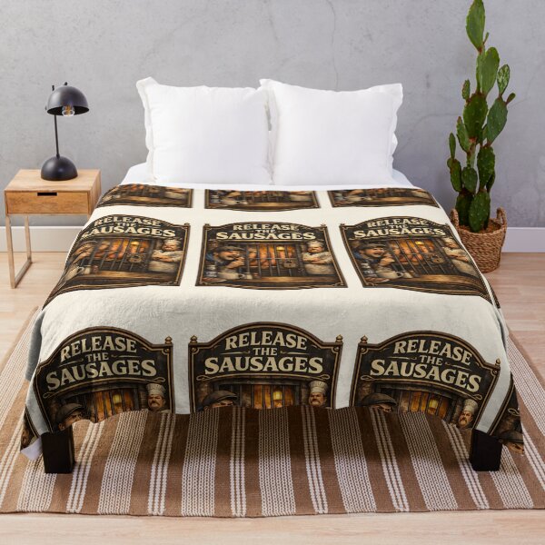 Item preview, Release The Sausages Funny Breakfast designed and sold by Hornace88studio .
