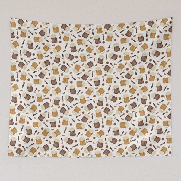 Item preview, Rustic Beer Festival Pattern designed and sold by svitlaarty.