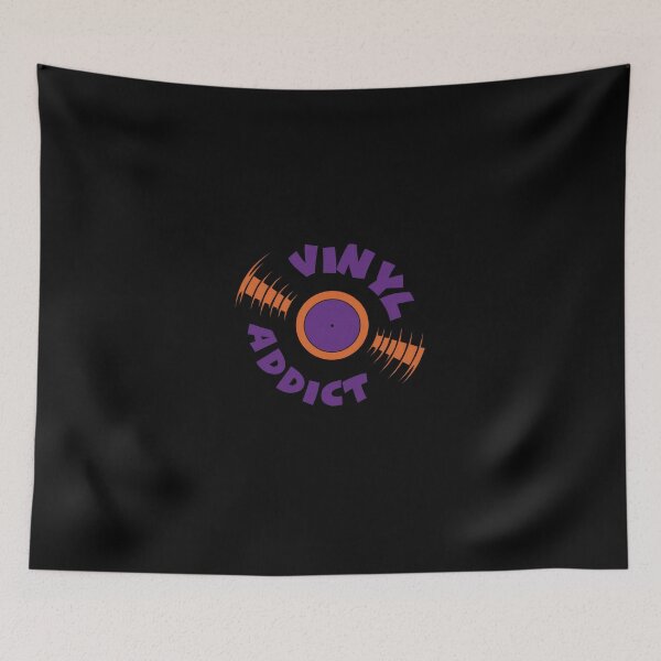 Item preview, Vinyl Addict – Retro Record Collector DJ Typography Design #7674 designed and sold by trusty-ben-art.