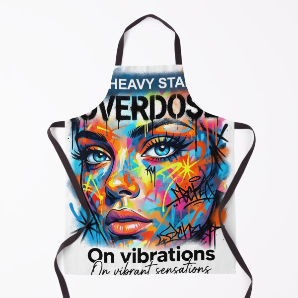 Item preview, A Heavy Stare Overdose On Vibrations Neon Graffiti Pop Art designed and sold by P2P-paotopao.