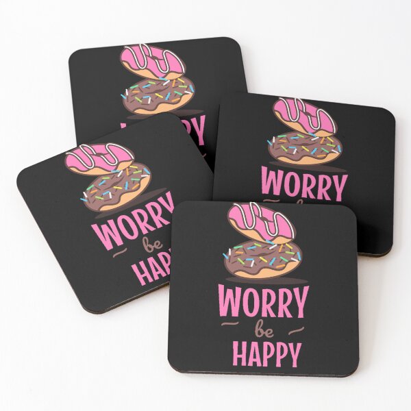 Item preview, Donut worry be happy designed and sold by TexturaMint.