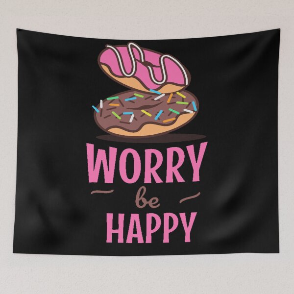 Item preview, Donut worry be happy designed and sold by TexturaMint.