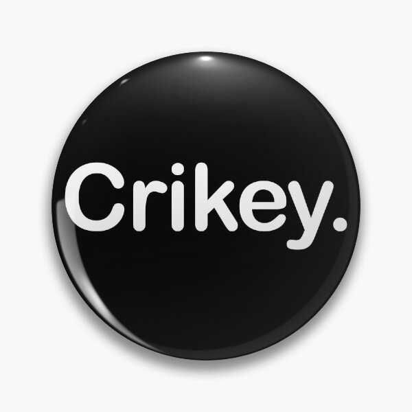 Item preview, Crikey. Minimalist white Typography Design designed and sold by EmeraldeaArt.