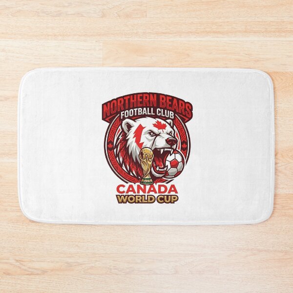 Item preview, Canada Football Polar Bear Sticker 2026 designed and sold by topprinting.