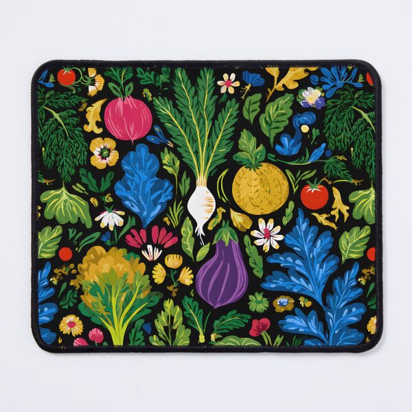Item preview, Fresh Vegetables Vegetarian Food Retro Pattern designed and sold by SecretDicer.