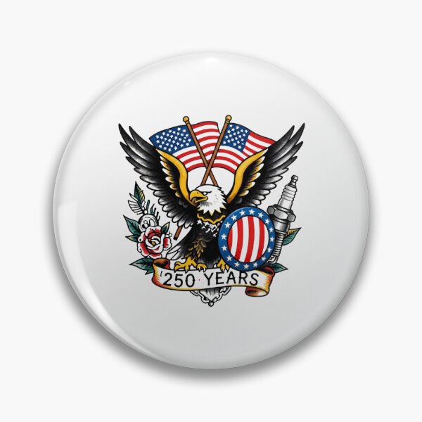 Item preview, Retro Tattoo 250 Years America 1776 2026 Gift 4th July designed and sold by TeeArtWorld.