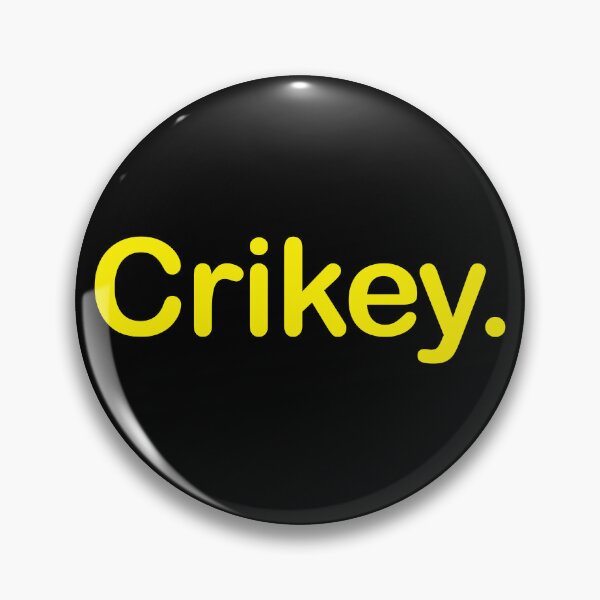 Item preview, Crikey. Minimalist yellow Typography Design designed and sold by EmeraldeaArt.