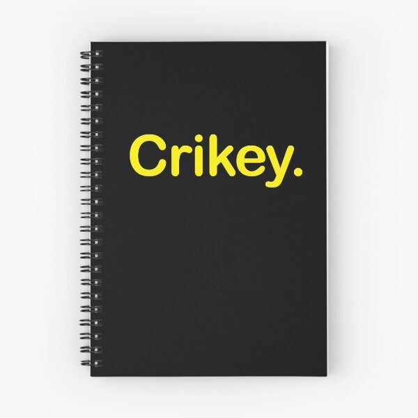 Item preview, Crikey. Minimalist yellow Typography Design designed and sold by EmeraldeaArt.